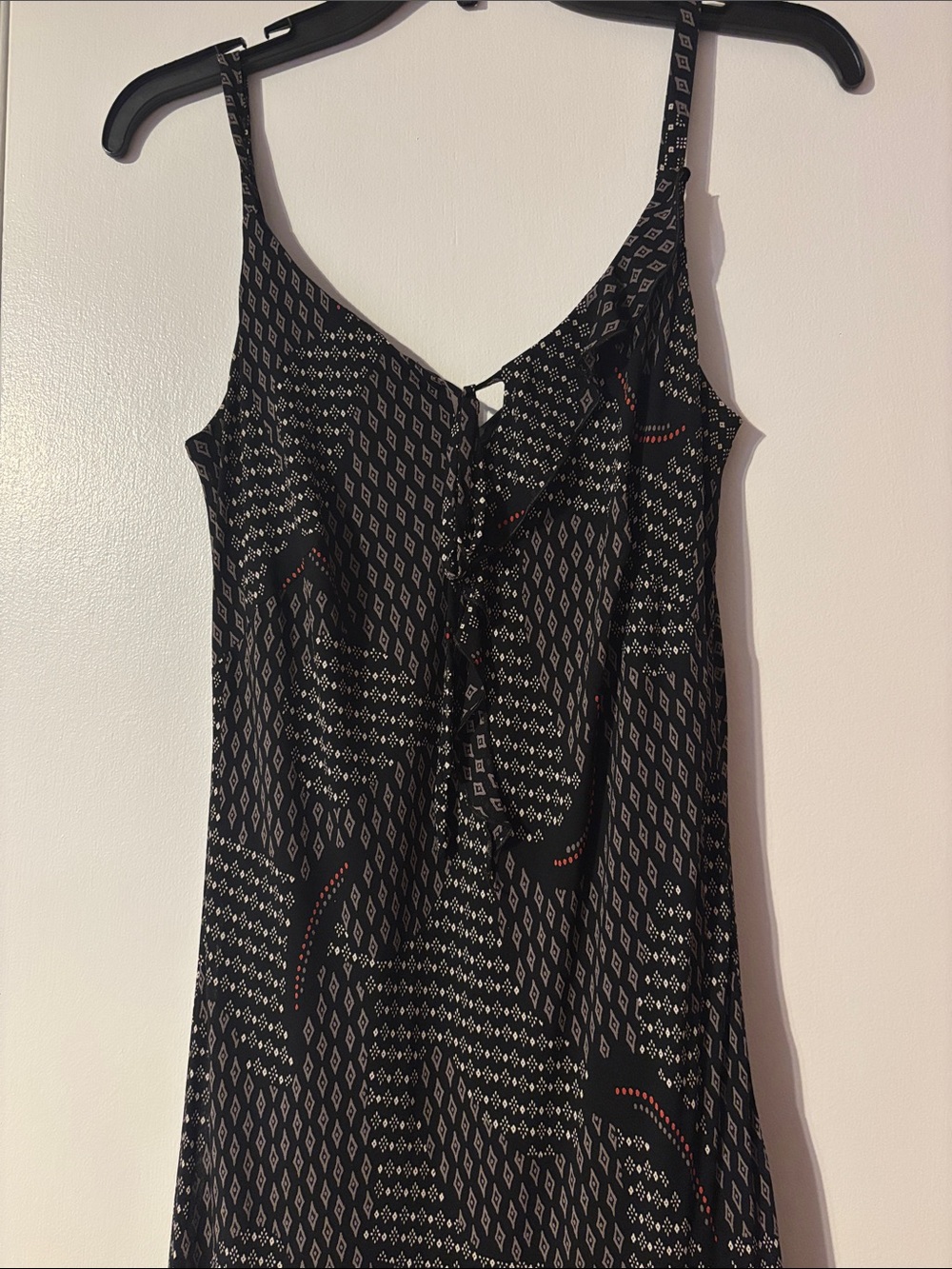 Vintage 90’s Asymmetrical Bias Maxi Printed Dress Betsey Johnson Y2K 14 Long Hot - Picture 5 of 17